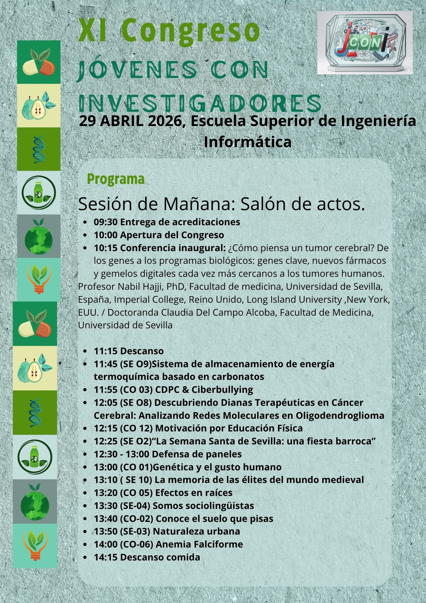 XI Congreso Jóvenes con Investigadores. 
