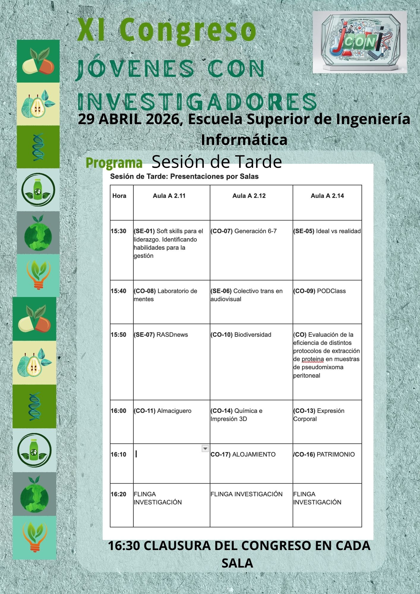 XI Congreso Jóvenes con Investigadores. 