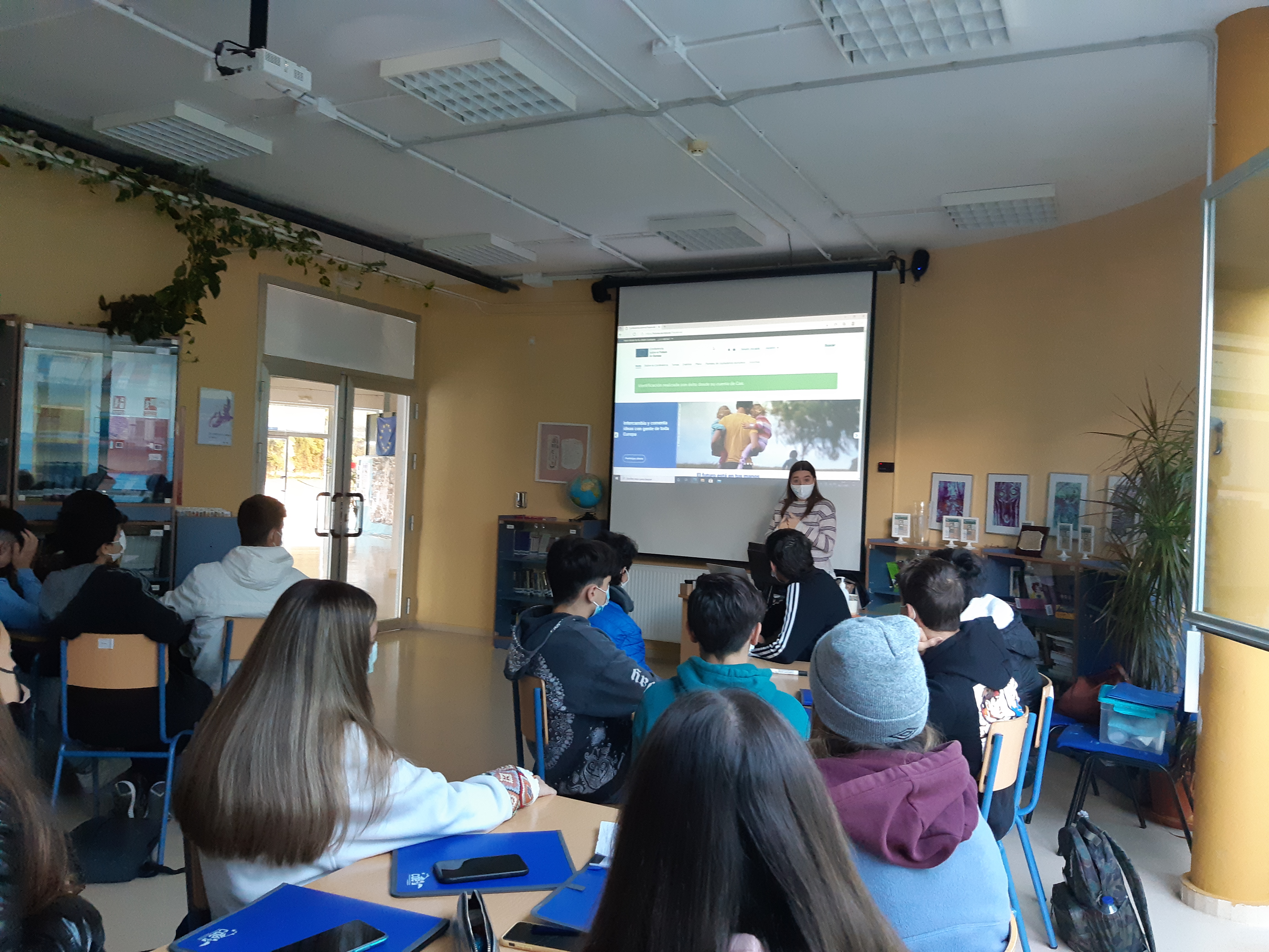 NUESTROS EMBAJADORES JUNIOR PARTICIPAN EN LA CONFERENCIA SOBRE EL FUTURO DE EUROPA