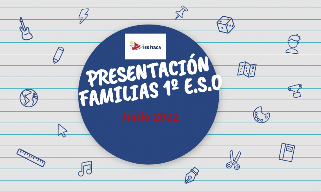 Presentación Reunión con las familias de nuevo ingreso en 1º E.S.O Curso 2022/2023 