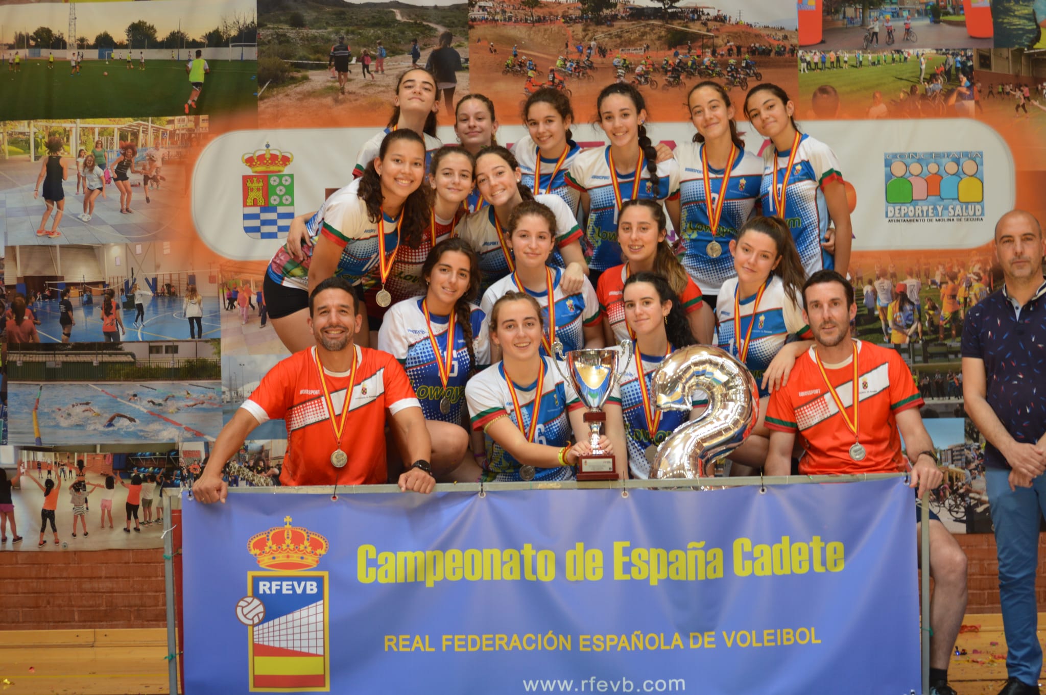 DOS ALUMNAS SUBCAMPEONAS DE ESPAÑA DE VOLEIBOL