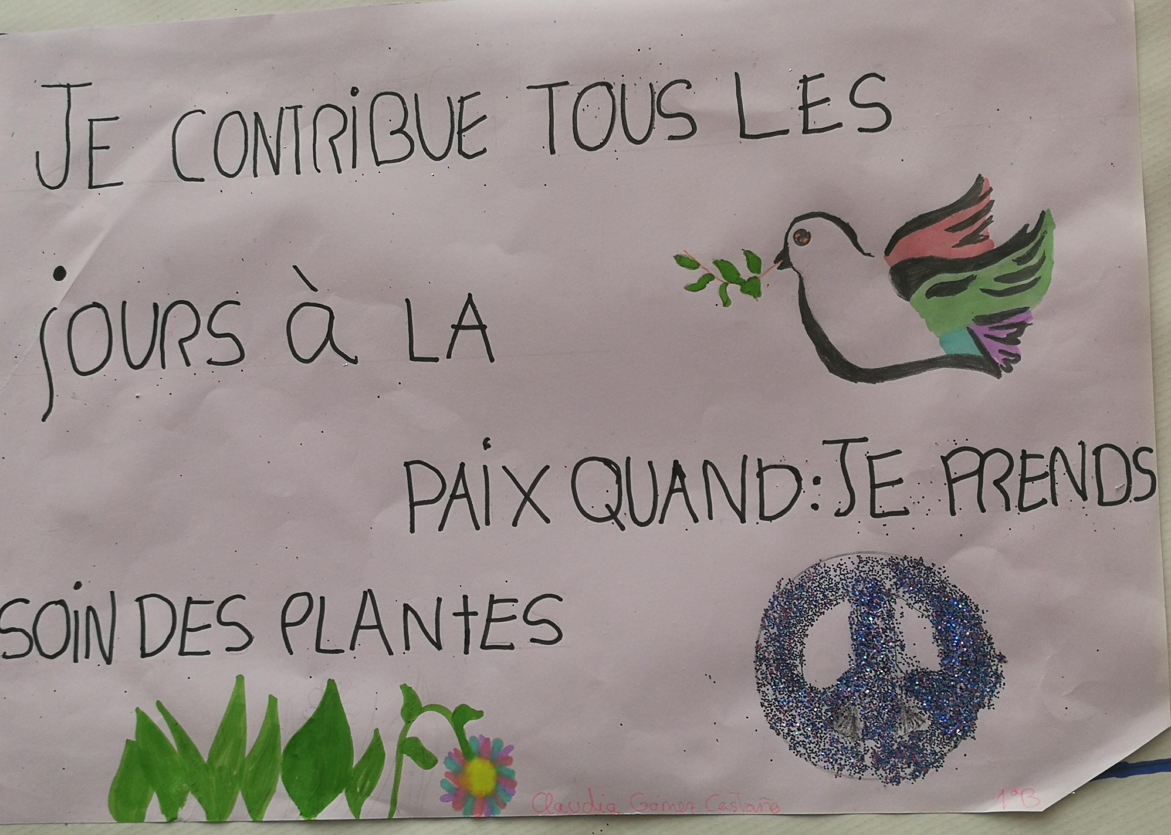 FRASES PARA LA PAZ EN CLASE DE FRANCÉS | IES Ítaca