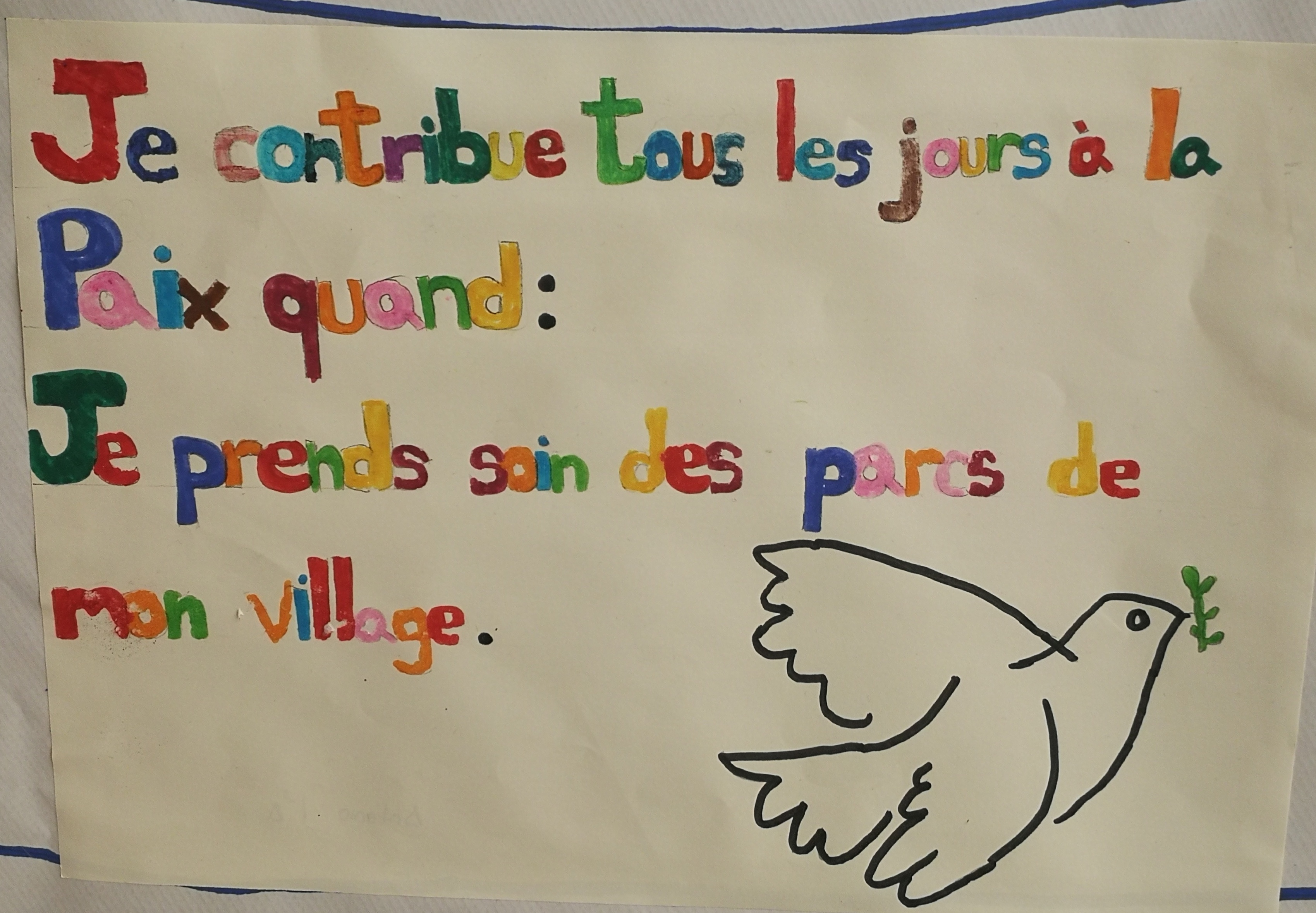 FRASES PARA LA PAZ EN CLASE DE FRANCÉS | IES Ítaca