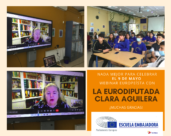 WEBINAR CON LA EURODIPUTADA CLARA AGUILERA